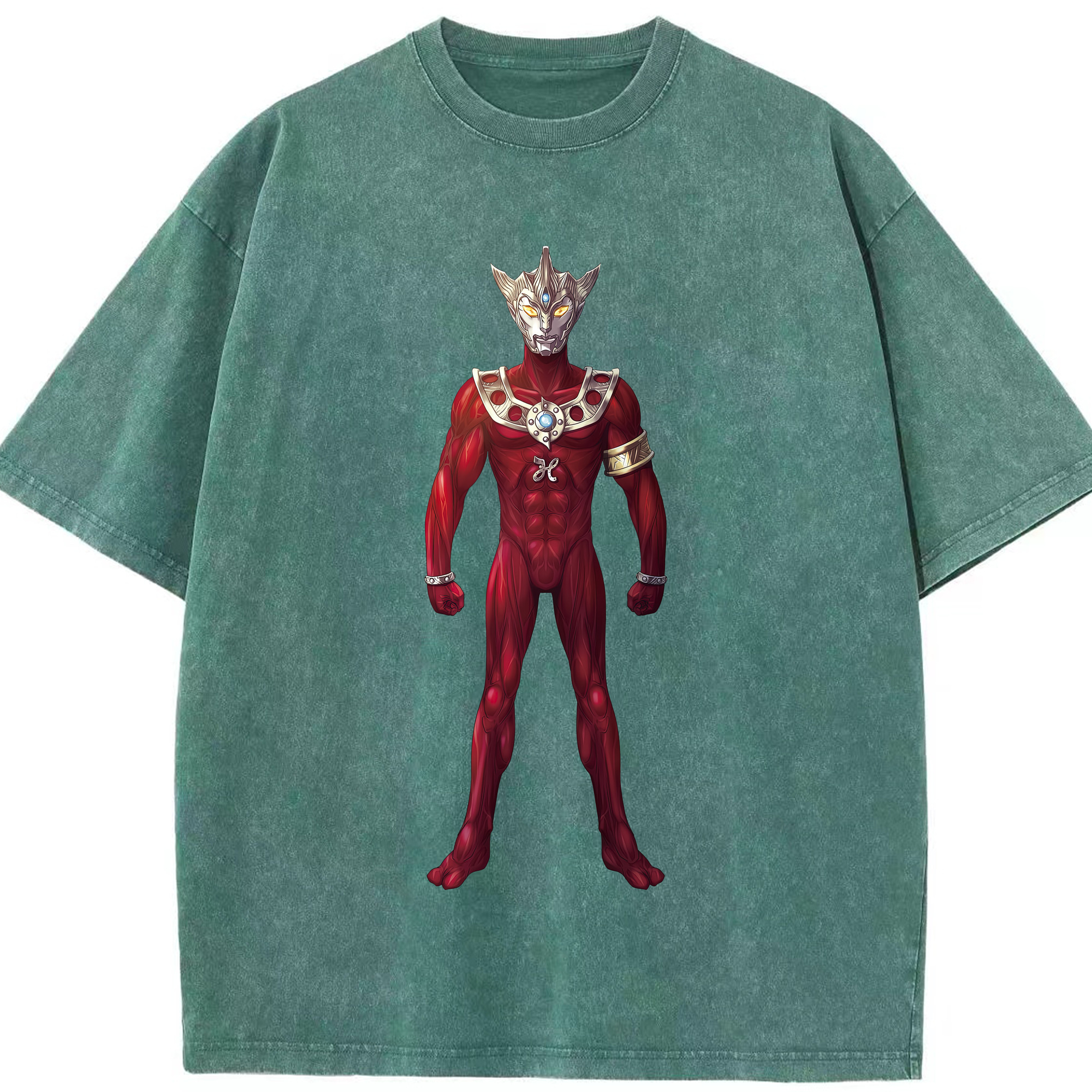 （画像用） ウルトラマン Ultraman 綿100% ヴィンテージ風 半袖Tシャツ（フロントプリント）